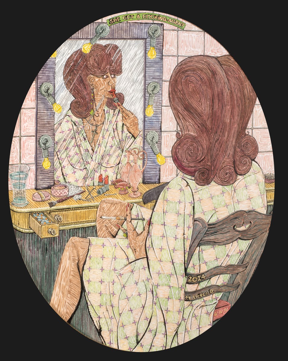 She got a booking agent